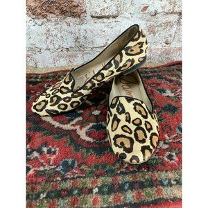 Sam Edelman Alvin animal print leather loafers womens size 9us/40eu